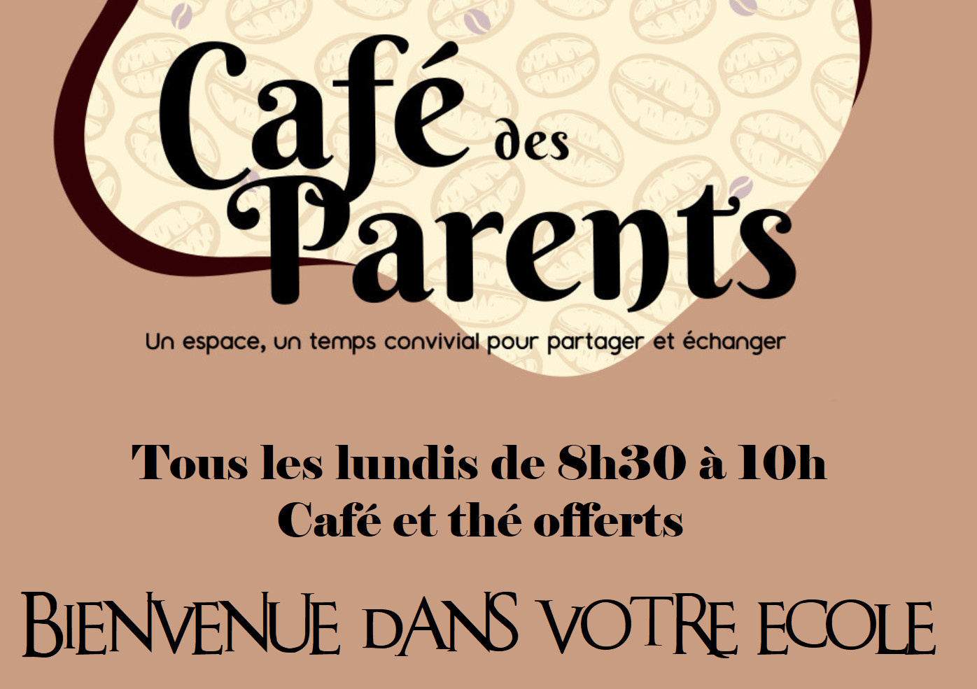 Affiche – Café des parents mini